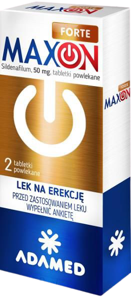 leki na potencję bez recepty Maxon Forte 0,05g tabletki powlekane 2tabl.